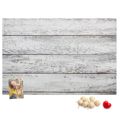 Tableau en liège déco Planches peintes