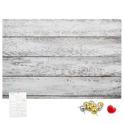 Tableau en liège déco Planches peintes