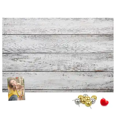 Tableau en liège déco Planches peintes