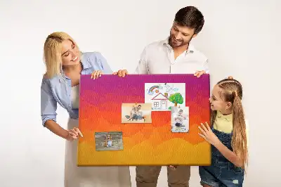 Tableau de liège Lever du soleil