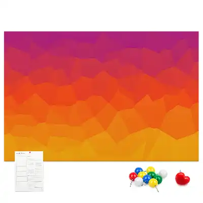 Tableau de liège Lever du soleil