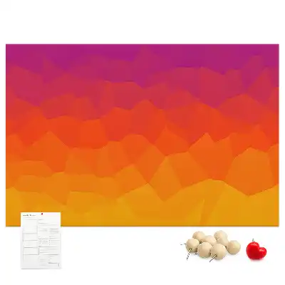 Tableau de liège Lever du soleil