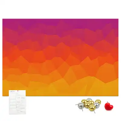 Tableau de liège Lever du soleil