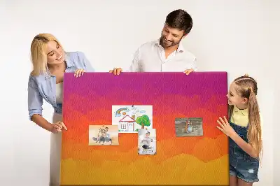 Tableau de liège Lever du soleil