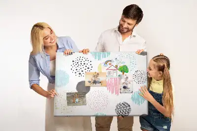 Tableau de liège Motif géométrique