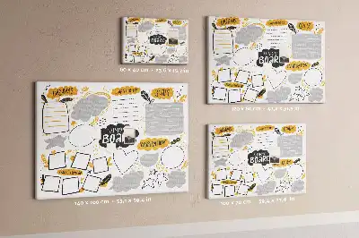 Tableau de liège Objectifs du Nouvel An