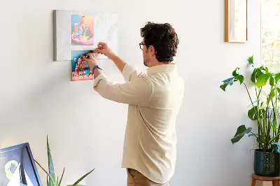 Tableau d’affichage en liège Décoration motif en marbre