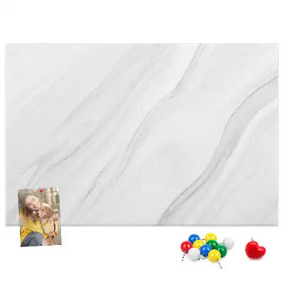 Tableau d’affichage en liège Décoration motif en marbre