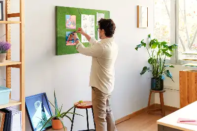 Tableau d’affichage en liège au motif Vagues modernes