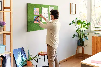 Tableau d’affichage en liège au motif Vagues modernes