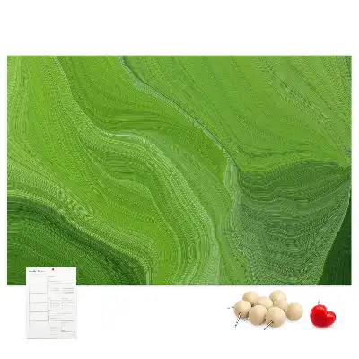Tableau d’affichage en liège au motif Vagues modernes