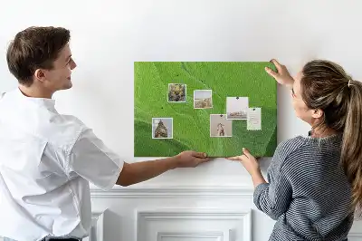 Tableau d’affichage en liège au motif Vagues modernes