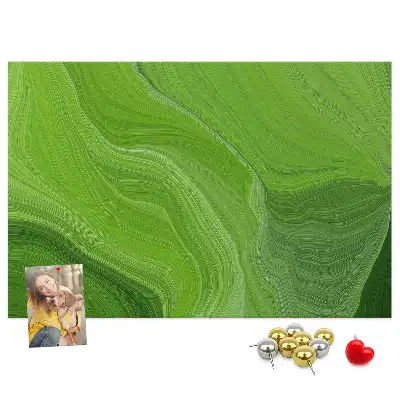 Tableau d’affichage en liège au motif Vagues modernes