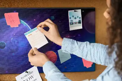 Tableau de liège Planètes galaxie