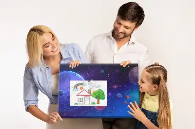 Tableau de liège Planètes galaxie