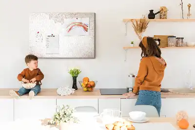 Tableau de liège avec motif décoratif
