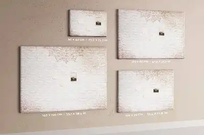 Tableau de liège avec motif décoratif