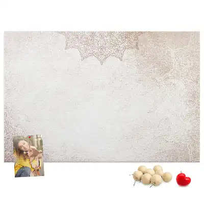 Tableau de liège avec motif décoratif