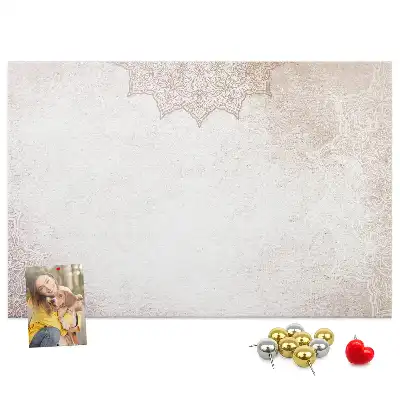 Tableau de liège avec motif décoratif
