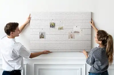 Tableau en liège déco Motif de panneaux de bois