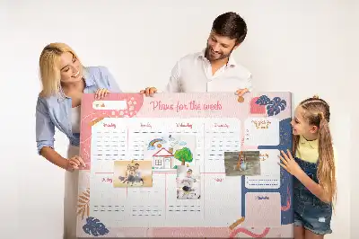 Tableau de liège Planificateur de la Semaine