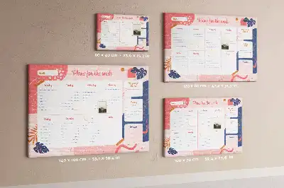 Tableau de liège Planificateur de la Semaine