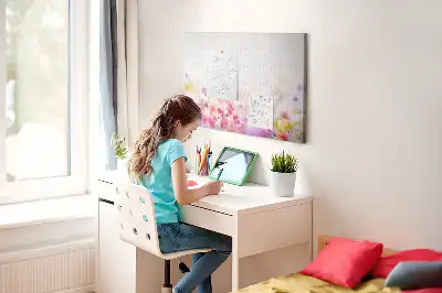 Tableau d’affichage en liège Fleurs dans le pré