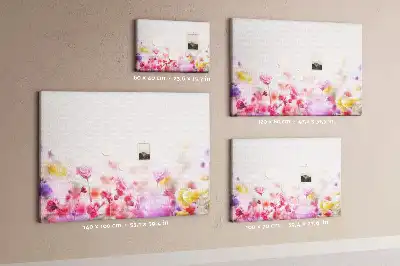 Tableau d’affichage en liège Fleurs dans le pré