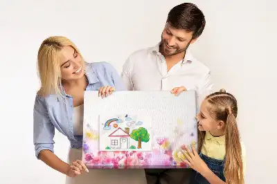 Tableau d’affichage en liège Fleurs dans le pré