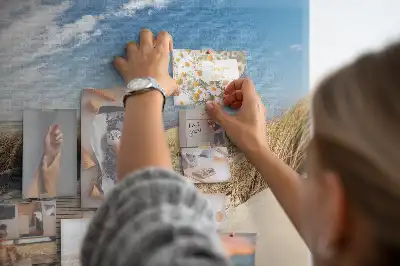 Tableau de liège Vue sur la plage
