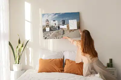 Tableau de liège Vue sur la plage