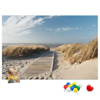 Tableau de liège Vue sur la plage