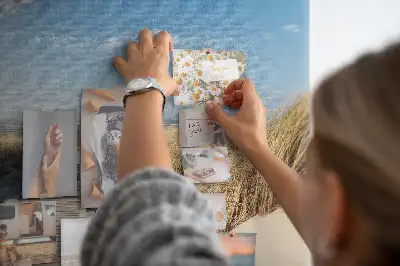 Tableau de liège Vue sur la plage