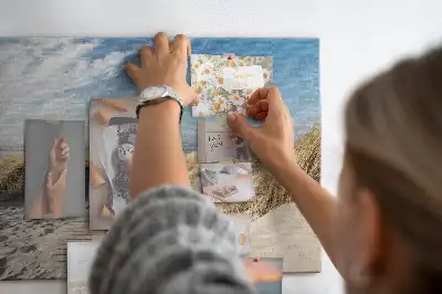 Tableau de liège Vue sur la plage