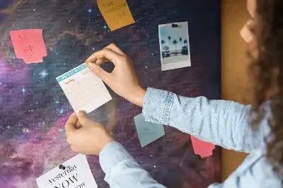 Tableau d’affichage en liège Galaxie monde