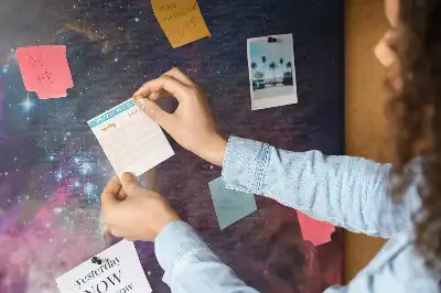 Tableau d’affichage en liège Galaxie monde