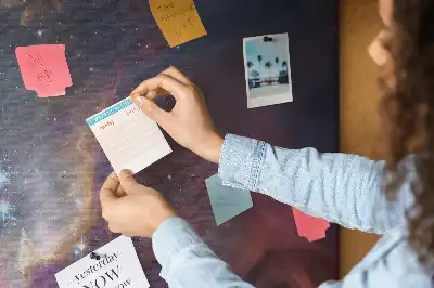 Tableau d’affichage en liège Galaxie monde
