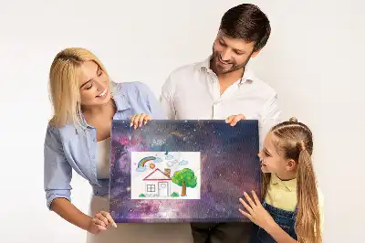 Tableau d’affichage en liège Galaxie monde