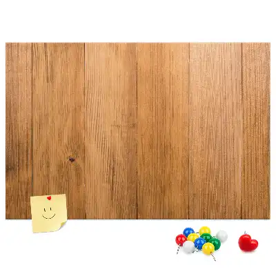 Tableau de liège motif planches de bois