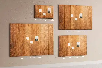 Tableau de liège Structure de fond en planches