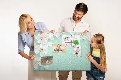 Tableau d’affichage en liège Marguerites en fleurs