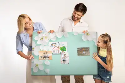 Tableau d’affichage en liège Marguerites en fleurs