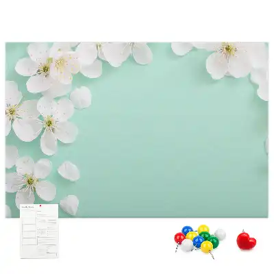 Tableau d’affichage en liège Marguerites en fleurs