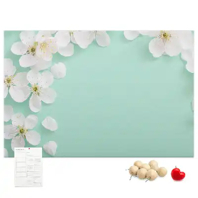 Tableau d’affichage en liège Marguerites en fleurs