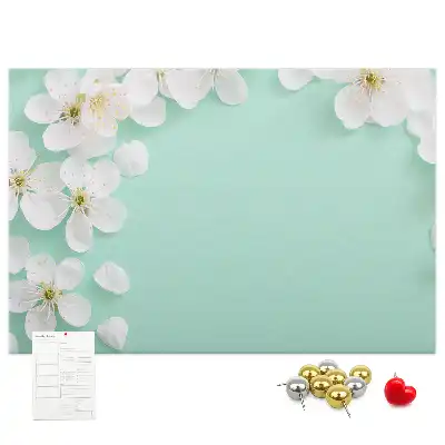 Tableau d’affichage en liège Marguerites en fleurs