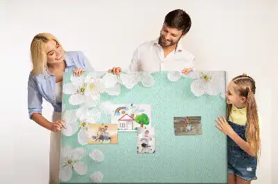 Tableau d’affichage en liège Marguerites en fleurs