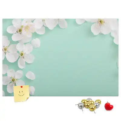 Tableau d’affichage en liège Marguerites en fleurs