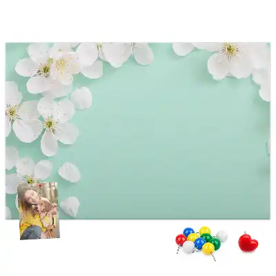 Tableau d’affichage en liège Marguerites en fleurs