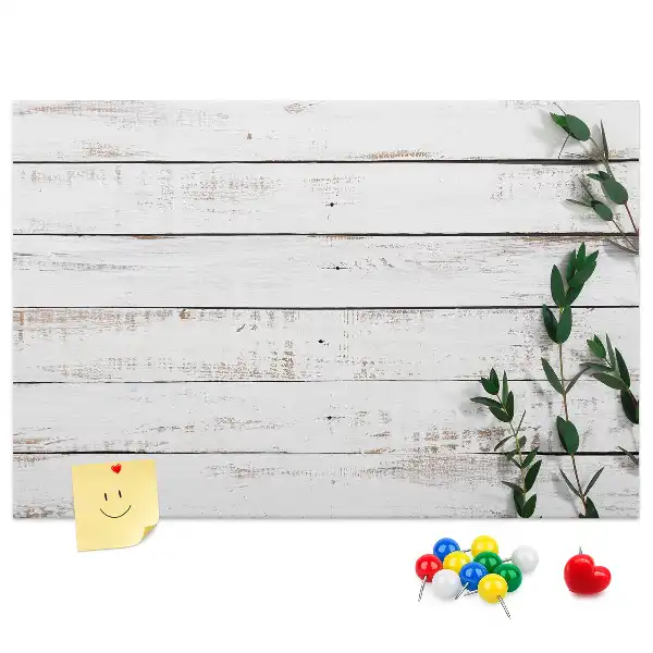 Tableau en liège déco Grain de bois naturel