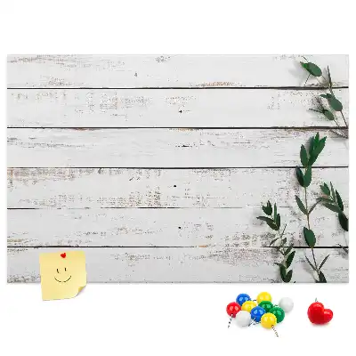 Tableau en liège déco Grain de bois naturel